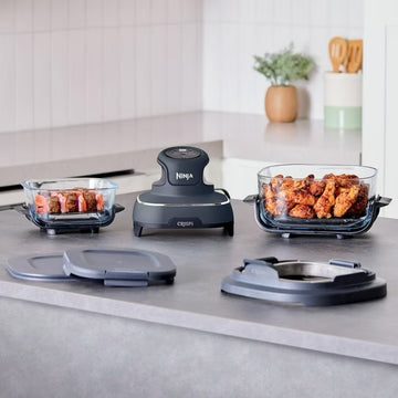 Ninja Crispi™ Portable Cooking System with Crispi PowerPod™, 6 cup and 4 Qt TempWare™ Air Fryer, FN101CGY