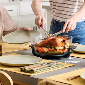 Ninja Crispi™ Portable Cooking System with Crispi PowerPod™, 6 cup and 4 Qt TempWare™ Air Fryer, FN101CGY